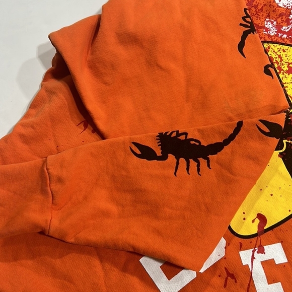 RARE Westside Gunn HWH 10 Hoodie Sweatshirt Orange GXFR Size XL - Picture 4 of 4